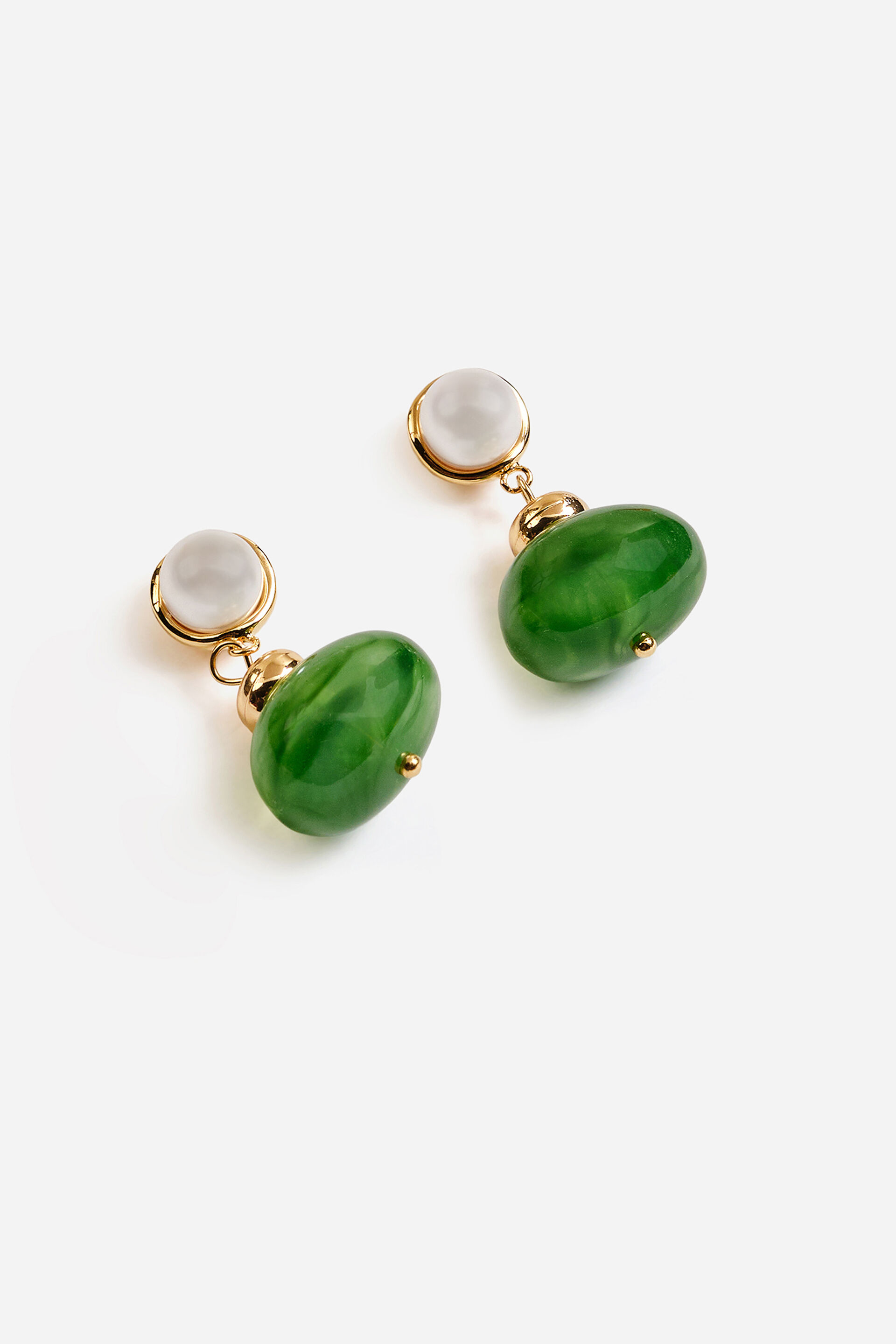Green Gaze Earrings, , image 3